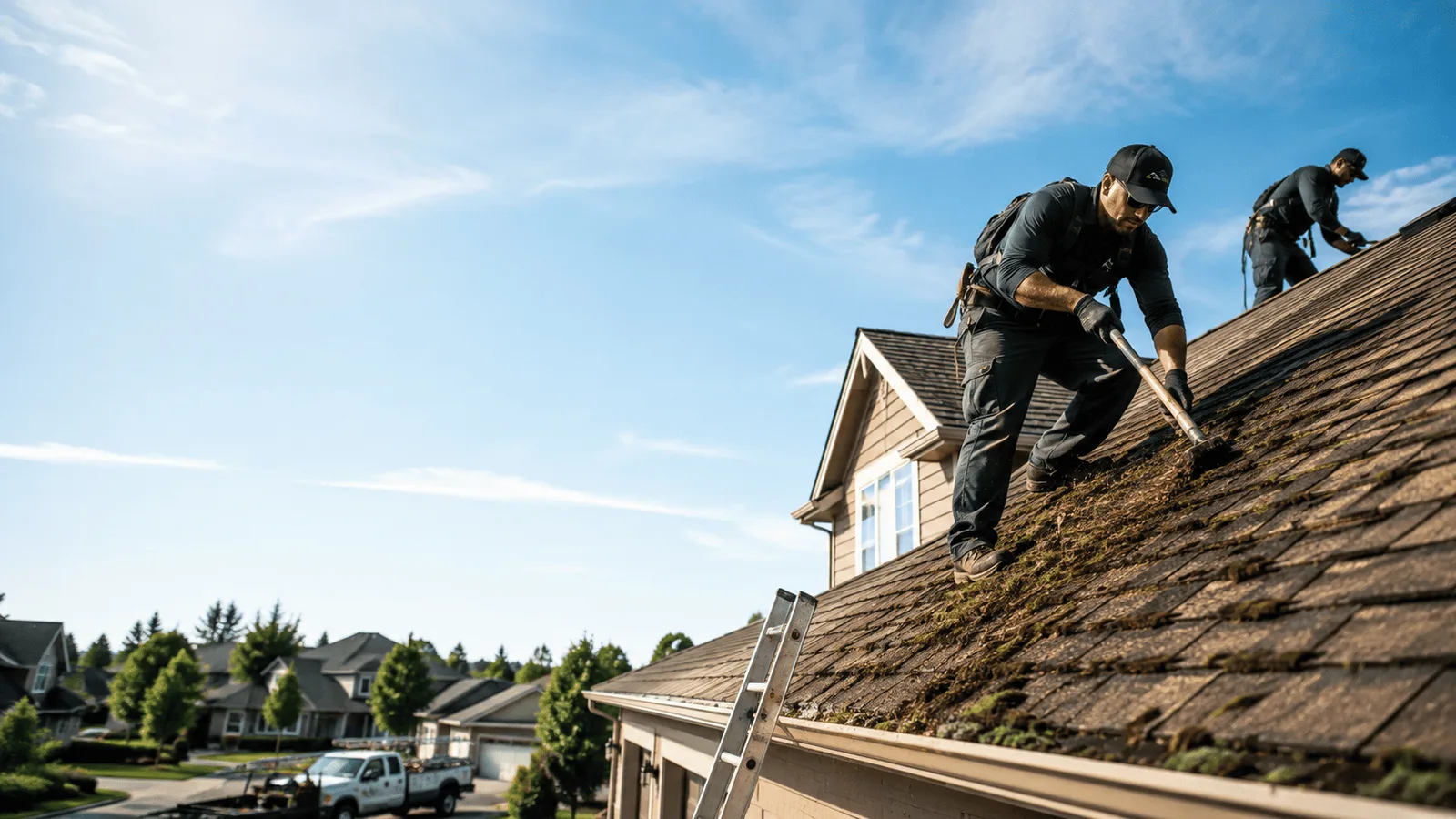 Roof Moss Removal in Spraggs, PA near me
